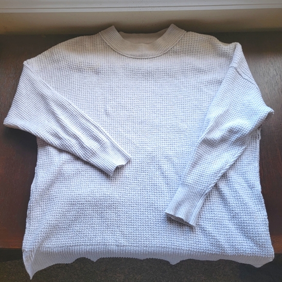 aerie Sweaters - Aerie Oversized Stretchy Waffle Sweater